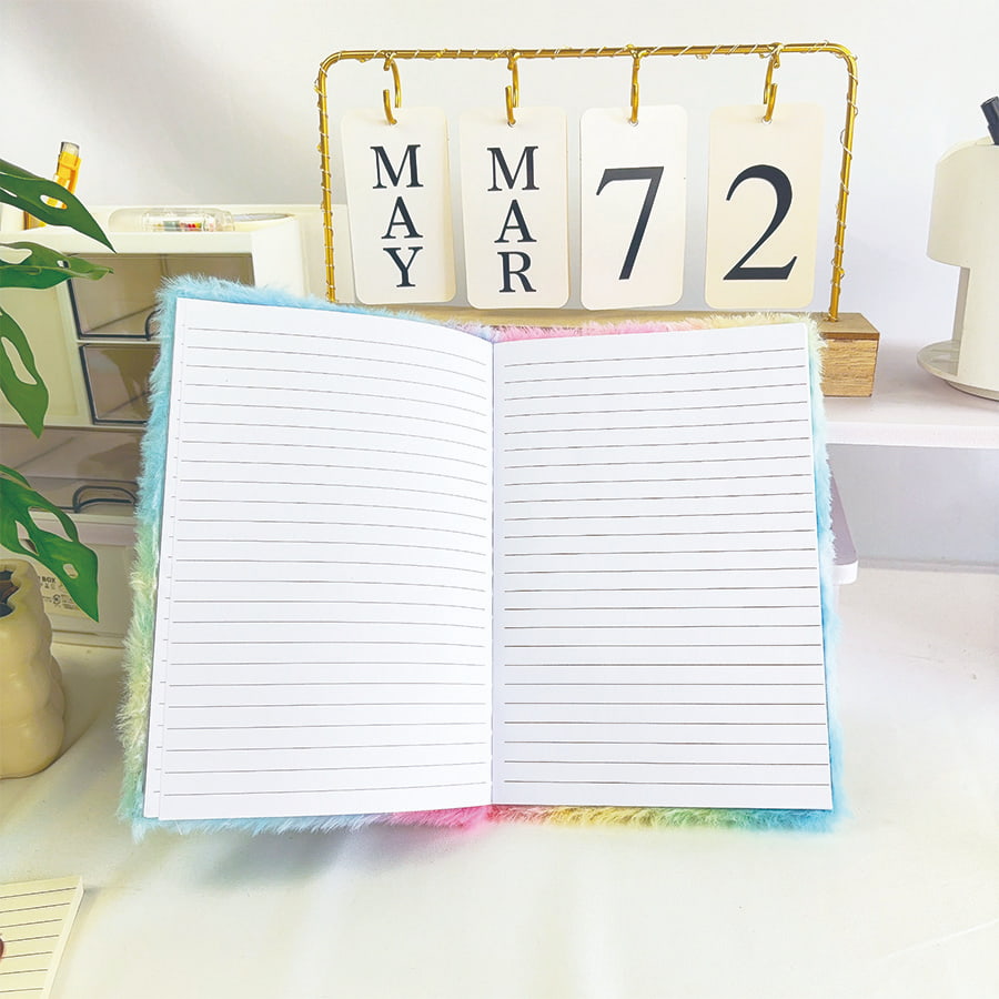 А5 тетратка со кадифен дневник за слатки мачки